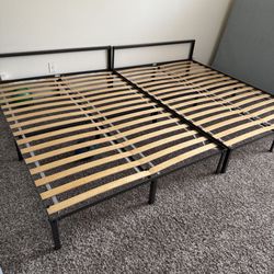 IKEA Full Size Metal Bed Frame with Slatted Base Excellent Condition Like New $50 each