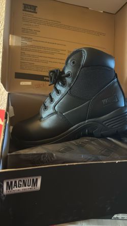 Black Work Boots Size 10 Brand New