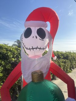 The Night Before Christmas Jack Skellington Inflatable