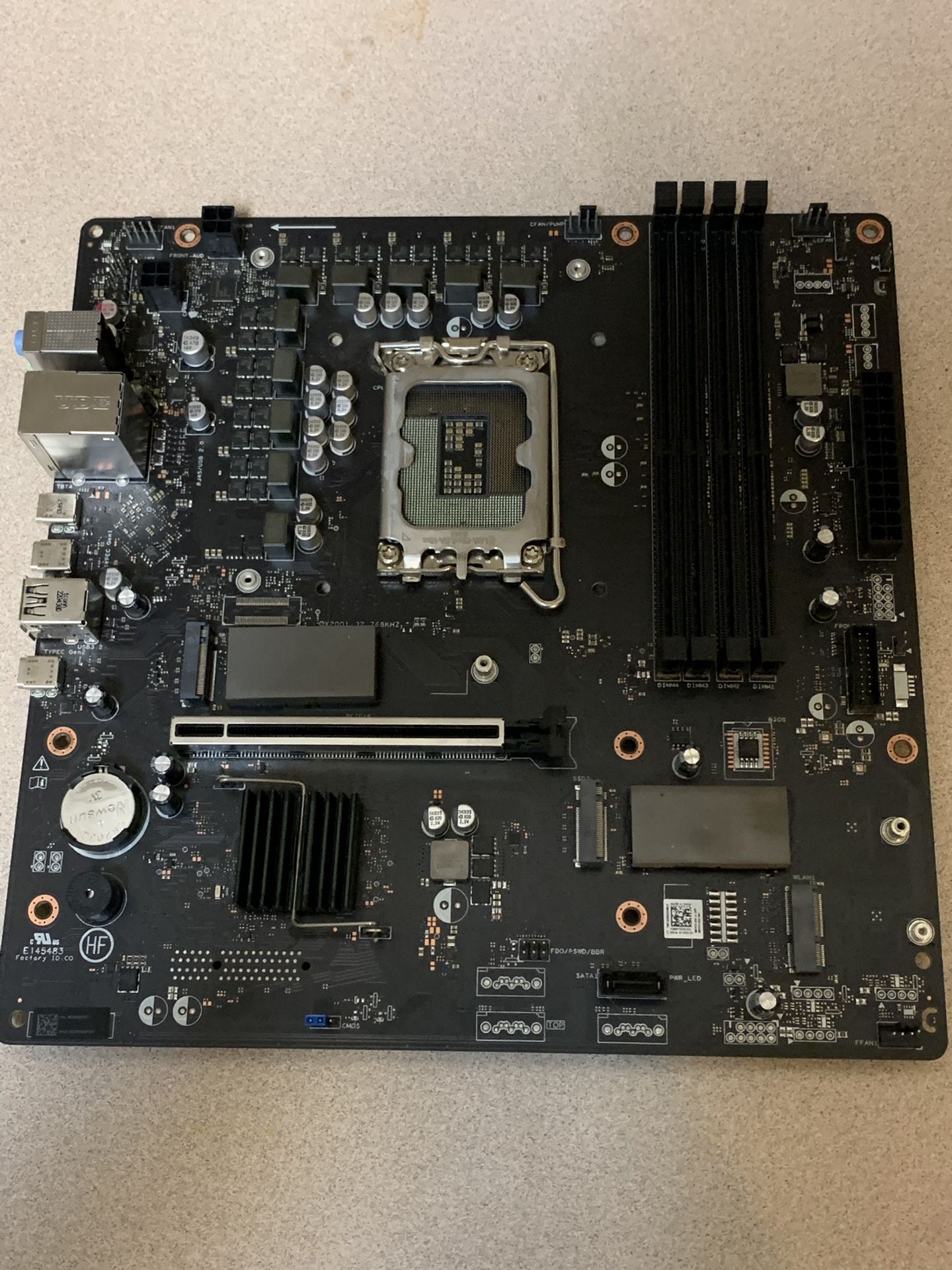 Intel LGA 1700 Black Motherboard