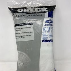 Oreck HEPA Filtration Odor Fighting Vacuum Bags CCPK80H Type CC 8 NEW Sealed Bag