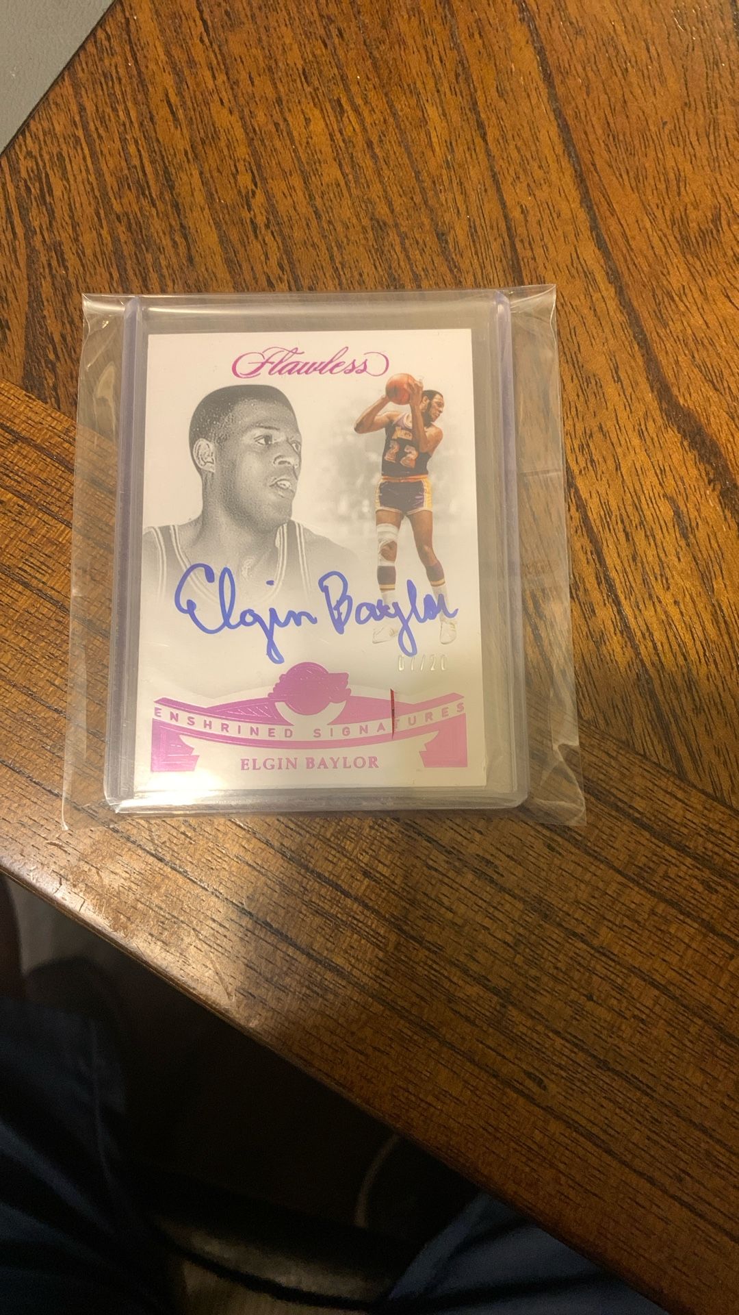 2019-19 Panini Flawless Elgin Baylor Auto/20