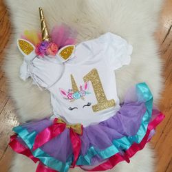 Unicorn tutu dress