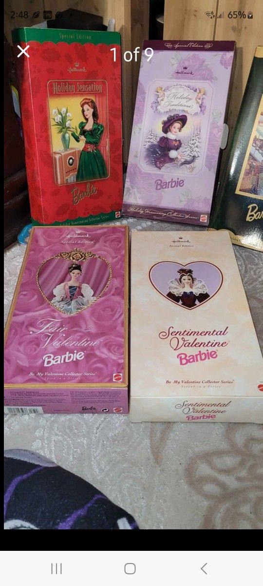 Barbie Hallmark Collector Series All NEW NRFB $20.00 EA or All 7 For $130.00