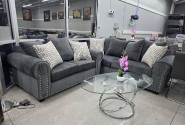 Grey Fabric Sofa Set 🥳🥳