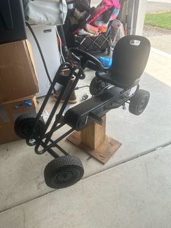 Kids play cart