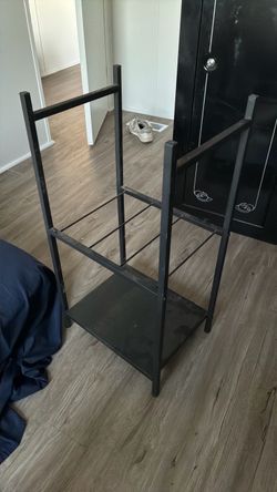 Small indoor firewood rack