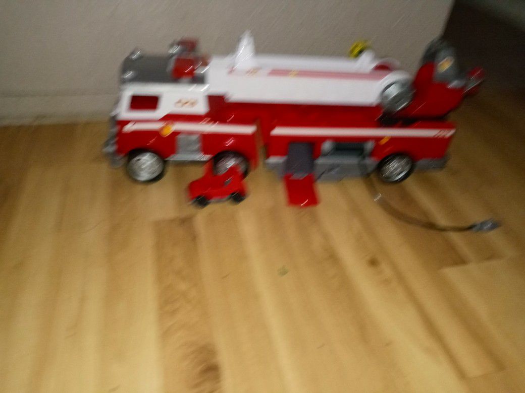 Paw patrol Fire Truck With Lights And Sound 