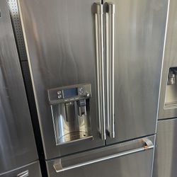 GE French door refrigerator with Keurig