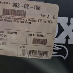 fox factory race ats steering stabilizer 