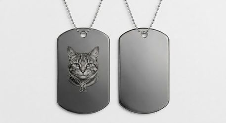 Engraved Dog Tag Necklace