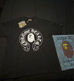 Bape shirt chrome hearts