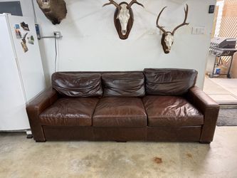 Deep Leather Couch