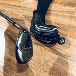 LH Ping I25 19° 3H Hybrid with Head cover