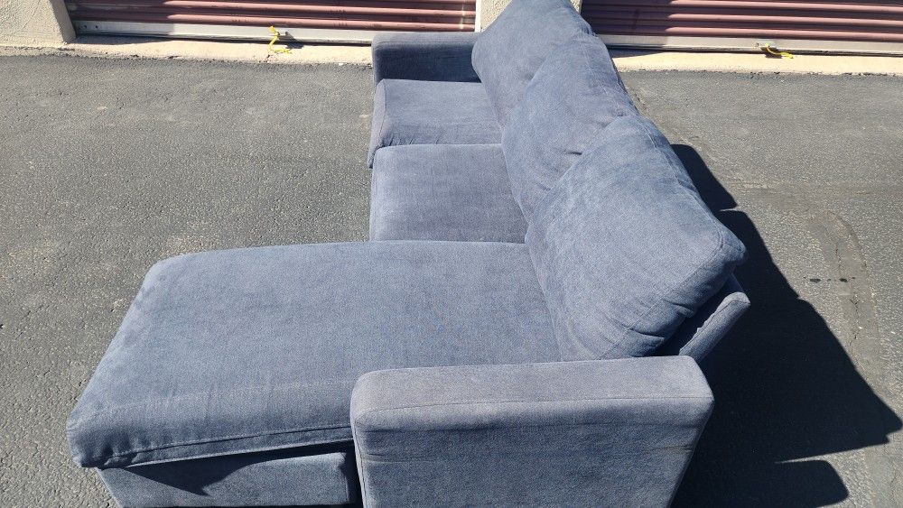 FREE DELIVERY*!!!  2 Piece Gray Small Sectional Couch 