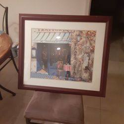 Picture, Mirror And Fishing Rod 