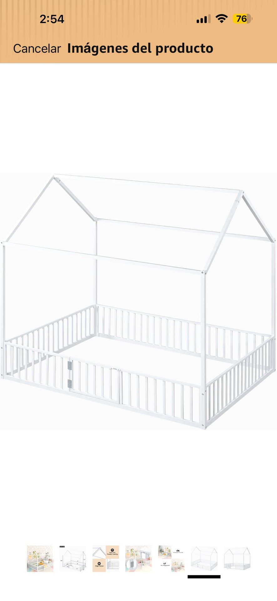 Frame Bed For Kids White