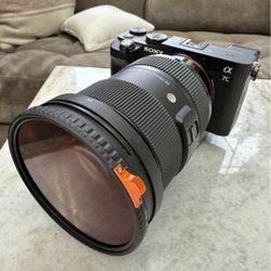 Sony A7C mirrorless camera with DJI mini4 gimbal