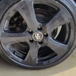 Four 18" Rims With Tires