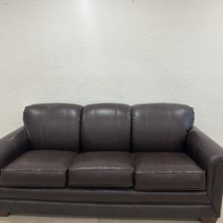 leather la-z-boy sofa sleeper