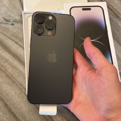 iPhone 14 Pro Max 128GB Graphite Black Unlocked! Verizon AT&T Cricket T-mobile Metro  Pcs Internationally Mexico 🇲🇽 Telcel  Comes With OEM Box! 