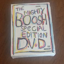 The Mighty Boosh Special Edition DVD Box Set 7 discs New, open box.
It is are, out-of-print collector's item.
Box was absolutely sealed. Inner box and