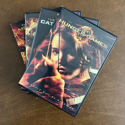 4 Hunger Games DVDs Complete Set