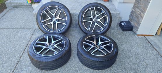 Genuine OEM Mercedes-AMG GLC 63 / 63S 20" Staggered Wheels + Tires, Excellent Condition