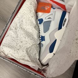 JORDAN 4 RETRO MILITARY BLUE SIZE 8-15