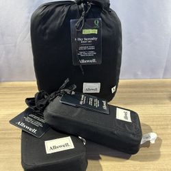 #2844 Allswell 8-Piece Soft & Silky Serenity 100% TENCEL Bed Sheets Set, Queen