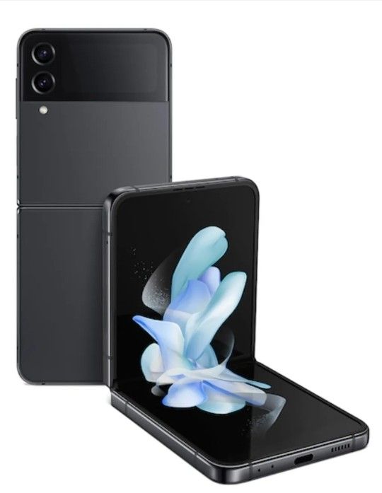 Brand New - Samsung Galaxy Z Flip4 SM-F721U - 256GB - Graphite (Unlocked)
