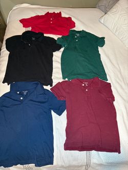 Boys-school polo shirts size 7/8