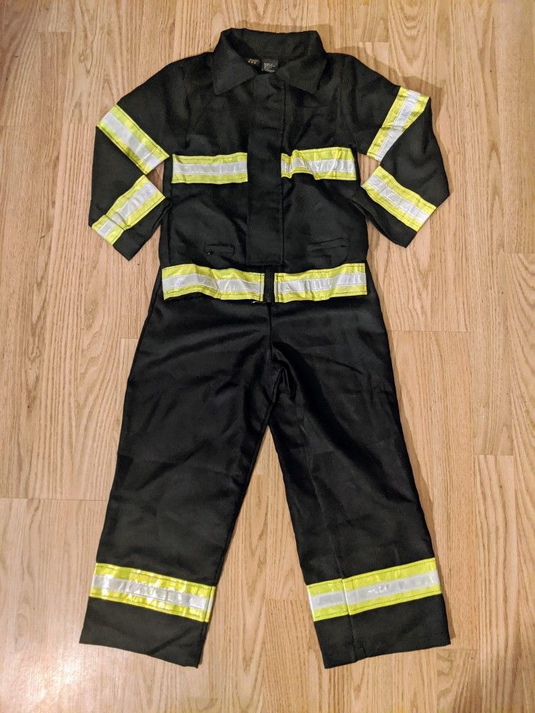 Authentic Kids Fire Department Costume