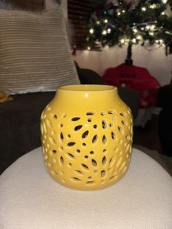 Yellow Ceramic Lantern