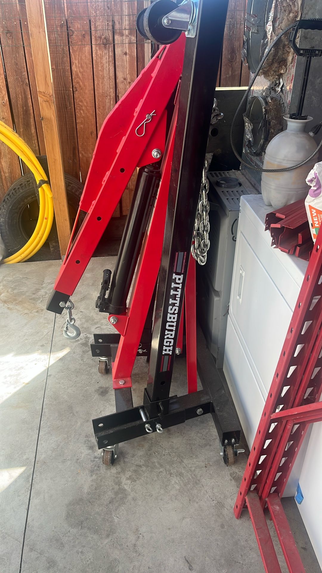 Crane For A Motor