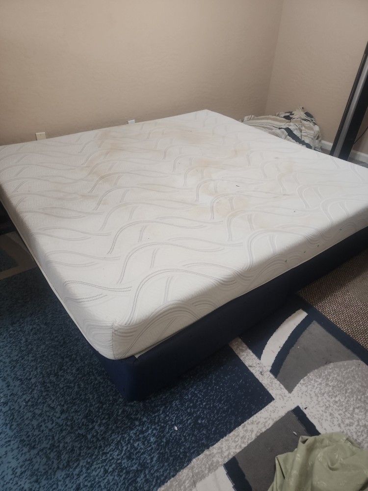 California King Mattress Free with Box Spring