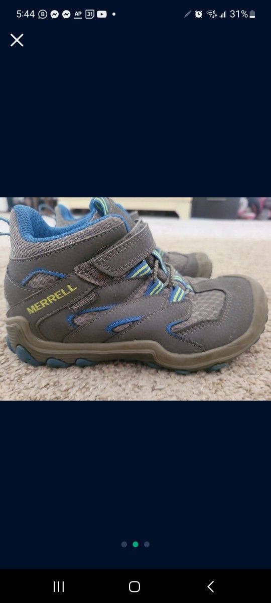 Merril Kids Hiking Boots