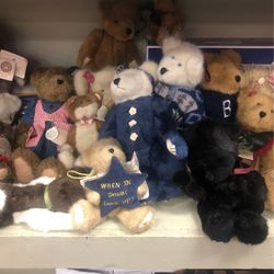 Teddy bear collection beanie babies Boyds bears over 400