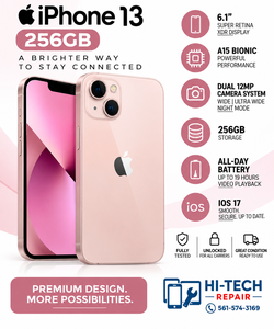 iPhone 13 Unlocked 256 GB, We are Physical Store With Warranty