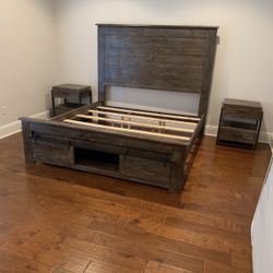 Solid Wood Bed - king