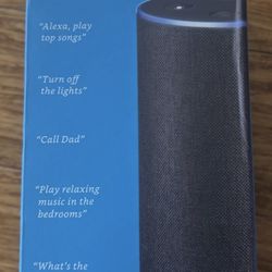 Amazon Echo (2nd Generation) Smart Assistant - Charcoal Fabric