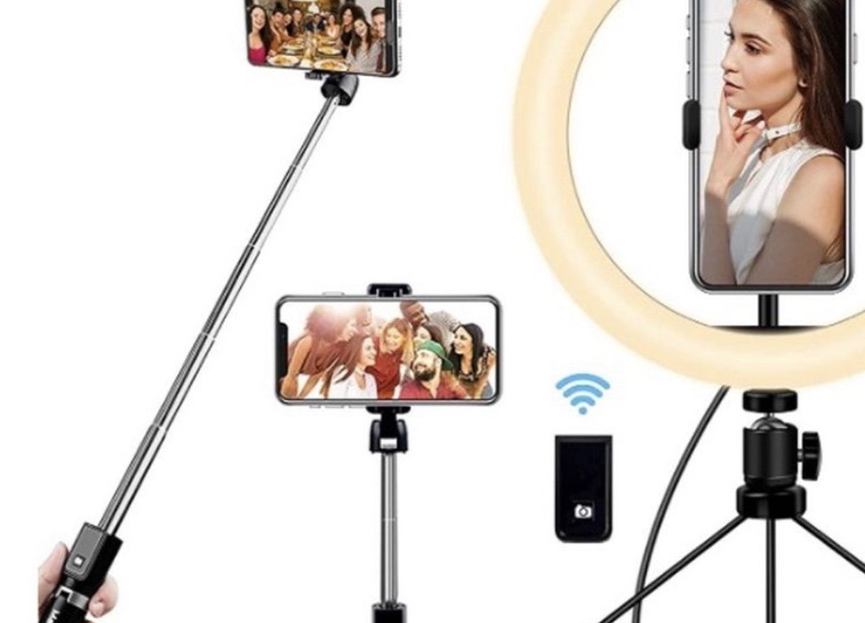 10’’ Selfie Ring Light with Stand and Phone Holder