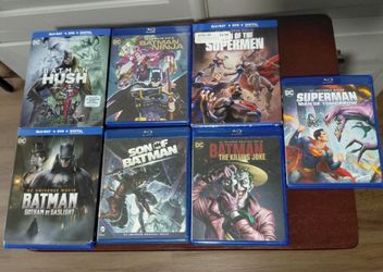 Blu-ray DC  Animation Batman and Superman $5 each