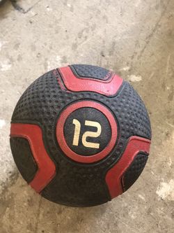 12 Lb exercise ball