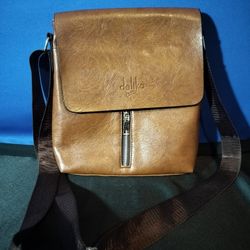 Original Delika Leather Mens Crossbody Bag 