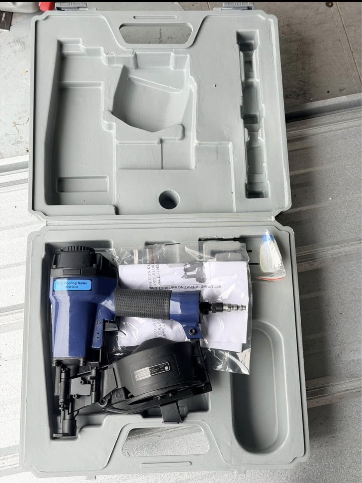 $35 9235 Central Pneumatic Coil Roofing Nail Gun