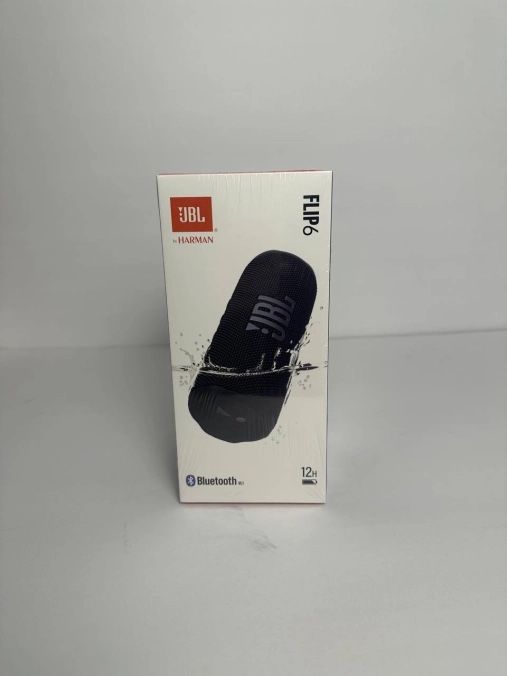 JBL Flip 6 Portable Waterproof Bluetooth Speaker - Black (JBLFLIP6BLKAM)