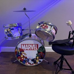 Kids Marvel Comics Drum Set