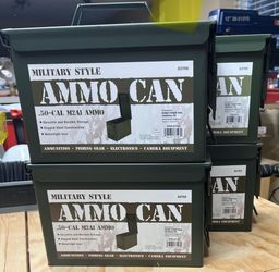Metal Ammo Can - 50cal Size - Like New Condition - Multiple Available