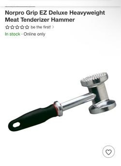 Norpro Grip EZ Deluxe Heavyweight Meat Tenderizer Hammer
